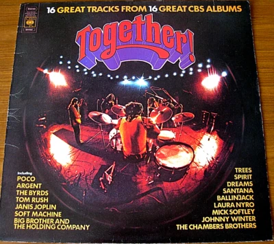 Together - 16 Great Tracks From 16 Great CBS Albums - Blue Vinyl, 1st Press, Exc - Image 1 of 4