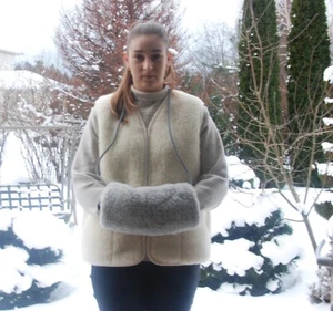 Lambs Wool Vest for Women Merino Wool Vest Wool fiber vest for women - Picture 1 of 4