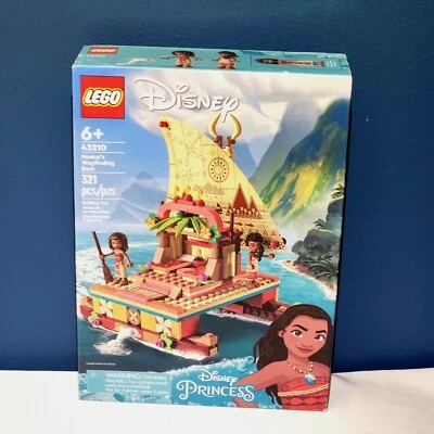 LEGO Disney: Moana's Wayfinding Boat (43210) Retired, New and Sealed! - Image 1 of 2