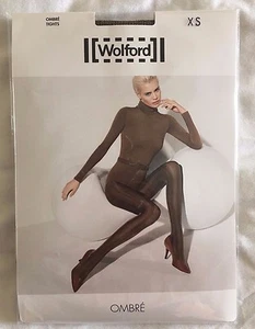 Medias Wolford para mujer Ombre bisonte negras talla pequeña estilo 14415 - Imagen 1 de 2