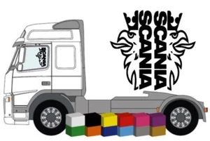 Scania (Griffin) with logo Truck Side Window Stickers x 2 Decal / Graphic, Lorry - Picture 1 of 1