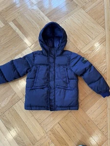 Stone Island Junior Down Jacket Boys Size 6 Nylon Metal Crinkle - Picture 1 of 11