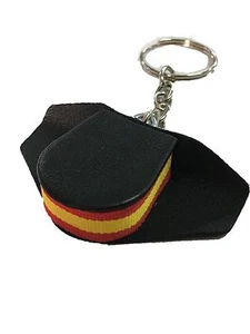 LLAVERO DE PIEL TRICORNIO DE LA GUARDIA CIVIL (HECHO A MANO) - Imagen 1 de 4