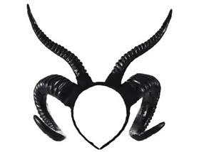 Demon Horns Headband - Plastic - Costume Accessory Cosplay - One Size - Picture 1 of 1