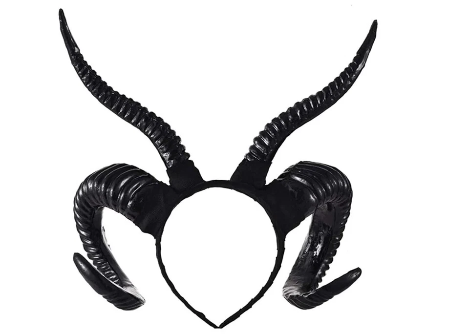 Demon Horns Headband - Plastic - Costume Accessory Cosplay - One Size - Image 1 of 1