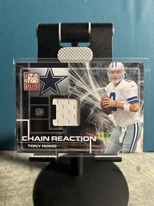 2008 Donruss Elite Tony Romo Chain Reaction Jersey /199 Game Worn Patch - Picture 1 of 6
