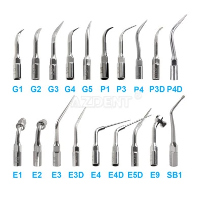 18 Type Dental Ultrasonic Scaler Scaling Endo Perio Tip G P E fit EMS - Image 1 of 2