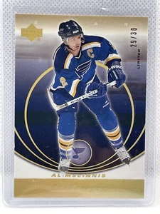 2003-04 Upper Deck Trilogy Al MacInnis Limited #/30 - Picture 1 of 1