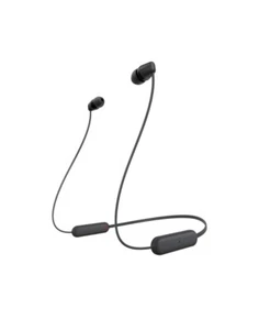 Sony WIC100 Wireless in-Ear Bluetooth Headphones with Built-in Mic - BLACK - Picture 1 of 12