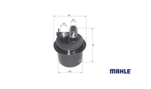 Mahle KL106 Fuel Filter for Honda Accord IV V Prelude IV Rover 800 (XS) New - Picture 1 of 2