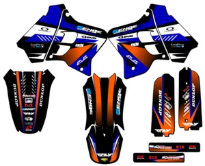 1993-1995 YZ 250 2-STROKE SURGE Blue Senge Graphics Kit Compatible with Yamaha - Picture 1 of 10