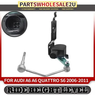 Sensor de nível de altura suspensão dianteira direita para Audi A6 A6 Quattro 2006-2011 - Imagem 1 de 4