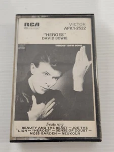 David Bowie - Heroes - Australian 1st Release Cassette 1977 - APK1 2522 - Picture 1 of 5