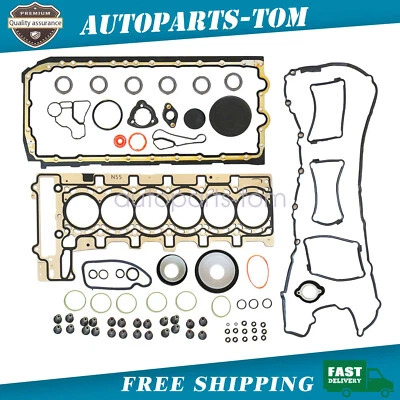Kit de junta de revisión del motor N55 para BMW 335i X3 X5 X6 E90 F30 F10 F25 E70 E71 3.0 Foto 1 de 4
