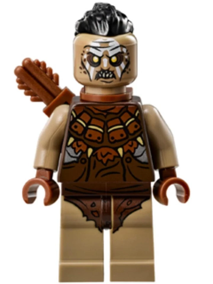 NEW Genuine LEGO Hobbit/LOTR Hunter Orc with Quiver Minifig LOR102 79016 - Image 1 of 1