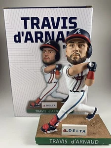 New Atlanta Braves Travis d'Arnaud Silver Slugger Bobblehead 2021 SGA - Bild 1 von 8