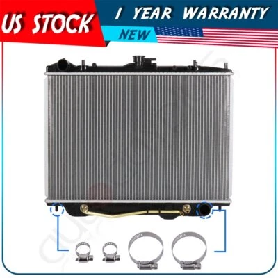 Radiador de aluminio para 01-03 Isuzu Rodeo Sport con 2 abrazaderas 8-10 mm 27-51 mm Foto 1 de 4