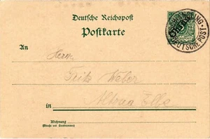CHINA 1901 Cover SCHIANGLING DEUTSCHE POST Germany (C236) - Picture 1 of 2