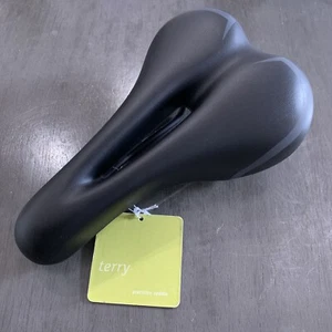 Terry Bike Seat Men's Cite Y Bike Saddle Recreational Comfortable Center Cutaway - Picture 1 of 13