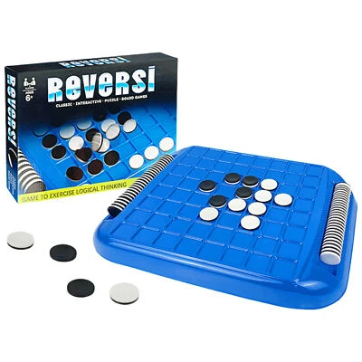 Othello Game Educational Toys Black And White Chess Game 2-Player Reversi Brain - Image 1 of 4