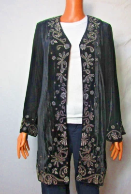 Chaqueta Blazer Alice and Olivia Mujer Terciopelo Adornado - Talla M Foto 1 de 4