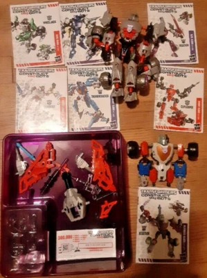 Megatron Construct-Bots Transformers Lego building 6 instruction books Soundwave - Image 1 of 4