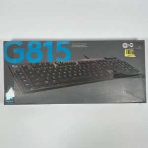 Logitech G815 LIGHTSYNC RGB Mechanical Gaming Keyboard with Low Profile Switches - Foto 1 di 8