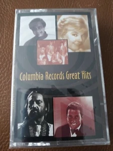 Rare NEW Columbia Records Great Hits - Various Pop Artists - Cassette Tape 1995 - Picture 1 of 2