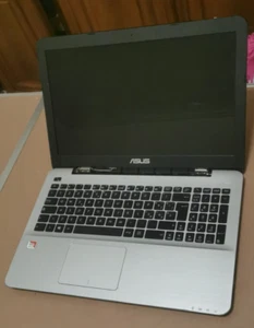 Asus F555B - AMD A9 Dual Core Displayschaden Notebook Laptop - Foto 1 di 3