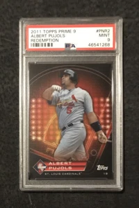 2011 Topps Prime 9 Refractor #PNR2 Albert Pujols PSA 9 MINT Cardinals Future HOF - Picture 1 of 2