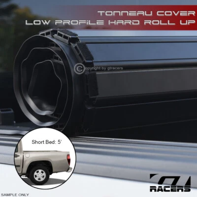 For 2004-2012 Colorado/Canyon 5' Bed Lo Pro Aluminum Hard Roll-Up Tonneau Cover - Image 1 of 4