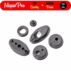 FOR 1939-1942 1946-1950 CHRYSLER PLYMOUTH NEW RUBBER FIREWALL GROMMET SET - Picture 1 of 3