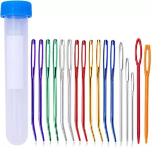 17 Pieces Yarn Needle Set,Tapestry Needle Bent Tip Tapestry Needles for Yarn Lar - Picture 1 of 7