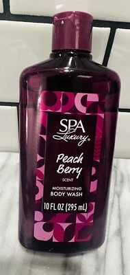 Jabón corporal hidratante con aroma a bayas de melocotón SPA Luxury: 10floz/295 ml Foto 1 de 3