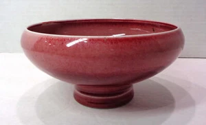 Donald Pilcher 6¼" Wide x 3" Tall High Blush Red Studio Pottery Bowl/Vase EUC - Picture 1 of 4