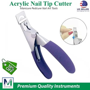 PROFESSIONELLER Acryl Clipper gefälschte Nägel Spitzenschneider Trimmer Maniküre Heim Salon - Bild 1 von 6