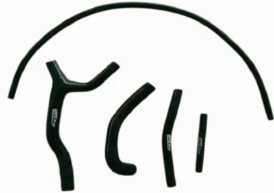 FOR SUZUKI RM 125 RM125 1992 -1995 1993 1994 Silicone Radiator Hose BLK - Image 1 of 4