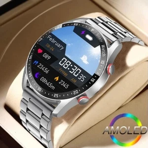 ECG+PPG Bluetooth Call Smart Watch Laser Health Blood Pressure Fitness Gym Gift - Picture 1 of 30