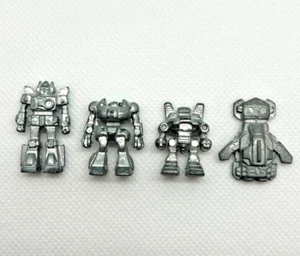 Combat Mecha Xabungle Die Cast Gashapon Showa Retro Model Set of 4 - Picture 1 of 4