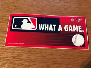 Baseball What a game Sticker - Bild 1 von 2