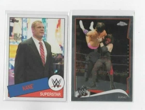 Kane 2015 Topps Heritage #77 y 2014 Topps cromo #28 casi nuevo (WWE) - Imagen 1 de 1
