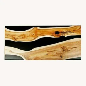 Mesa de madera de resina epoxi de 48"" x 24"" mesa de madera hecha a mano - Imagen 1 de 1