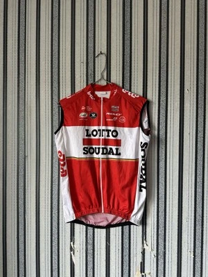 Vermarc Original Lotto Soudal Pro Team Cycling gilet vest size L - Image 1 of 4