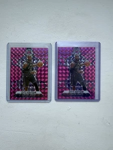 2x 2023-24 Panini Mosaic City Edition Pink Mosaic Prizm /149 LeBron James #278 - Bild 1 von 2