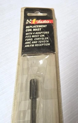 CAR RADIO 16" ANTENNA REPLACEMENT COIL MAST - NEW OLD STOCK - Image 1 of 3