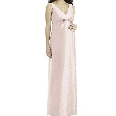 Alfred Sung Maternity Bridesmaid Dress M437 in Fresco Size 8 - Image 1 of 4