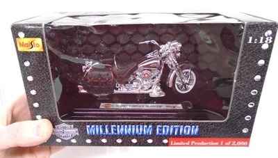 Harley-Davidson Millennium FLSTS Heritage Springer motocicleta LE 2000 Maisto Foto 1 de 2