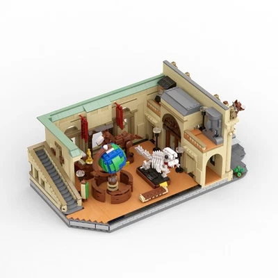 Compatible Museum with Dinosaur Fossil and Globe Building Toys Set 2593 - Image 1 of 4
