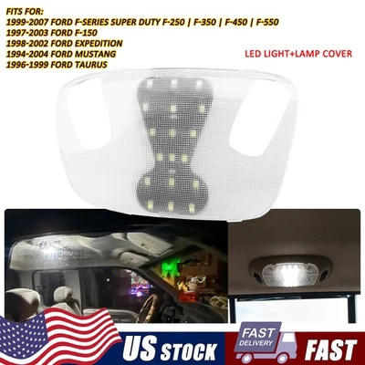 F4DB13776BCW for 97 to 04 Mustang F150 F250 Dome Map Cargo Interior Roof Light K - Image 1 of 4