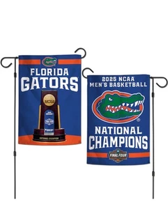 Florida Gators 2025 Final Four Champions 2 Sided Garden Flag 12.5x18” NCAA - Picture 1 of 1